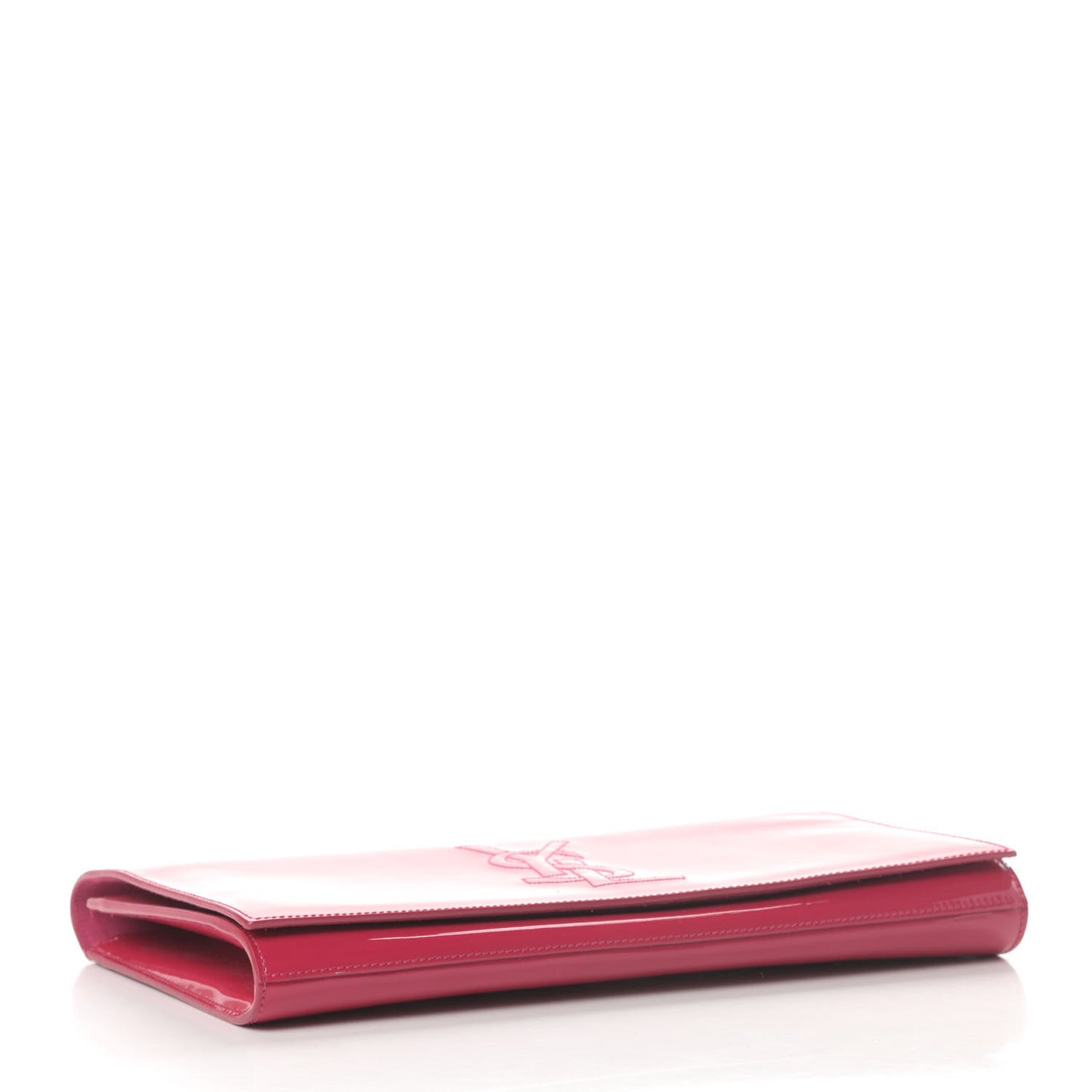 Patent Monogram Large Belle De Jour Clutch Fuchsia