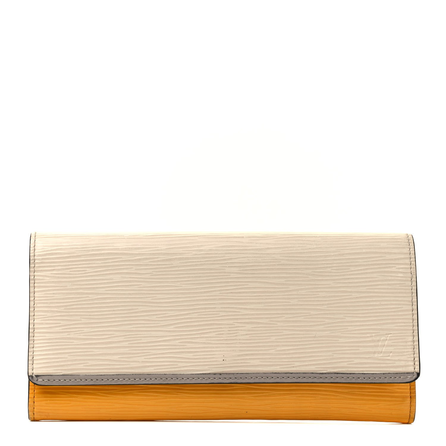 Louis Vuitton Electric Epi Flore Wallet Tri-Color Citron 1 of 5