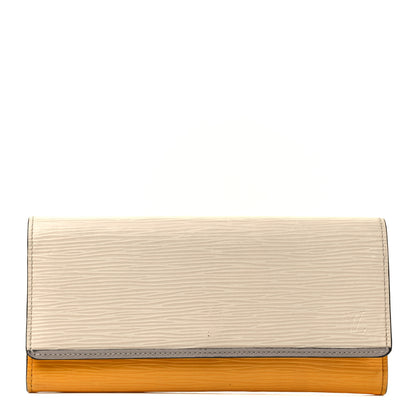 Louis Vuitton Electric Epi Flore Wallet Tri-Color Citron 1 of 5