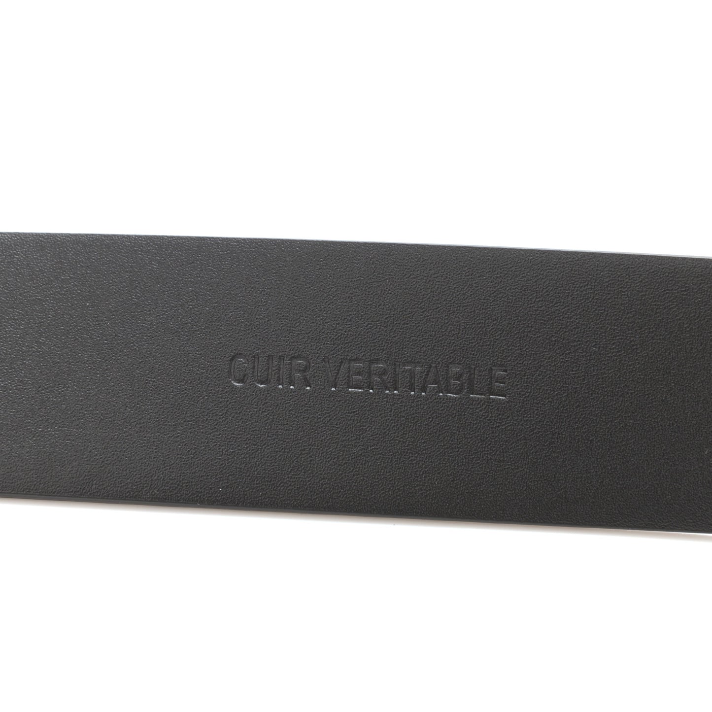 Calfskin Enamel CC Belt 80 32 Black