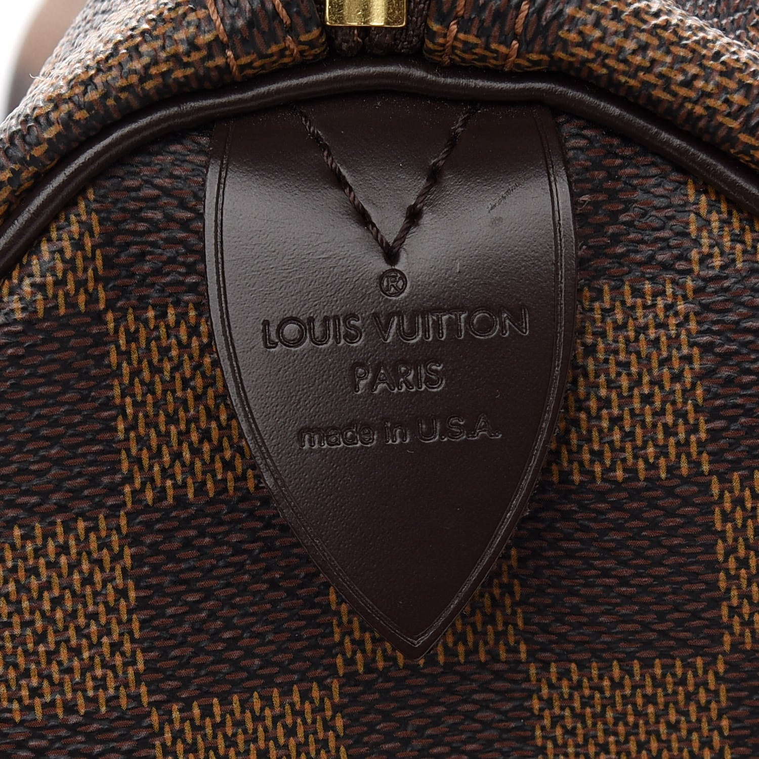Louis Vuitton Damier Ebene Speedy 35 5 of 9