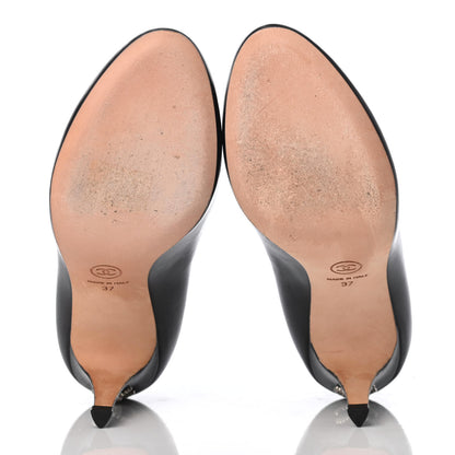 Chanel Lambskin Crystal CC Pumps 37 Black 9 of 18