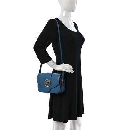 Louis Vuitton Smooth Calfskin LV Pont 9 Bleu Orage 2 of 8