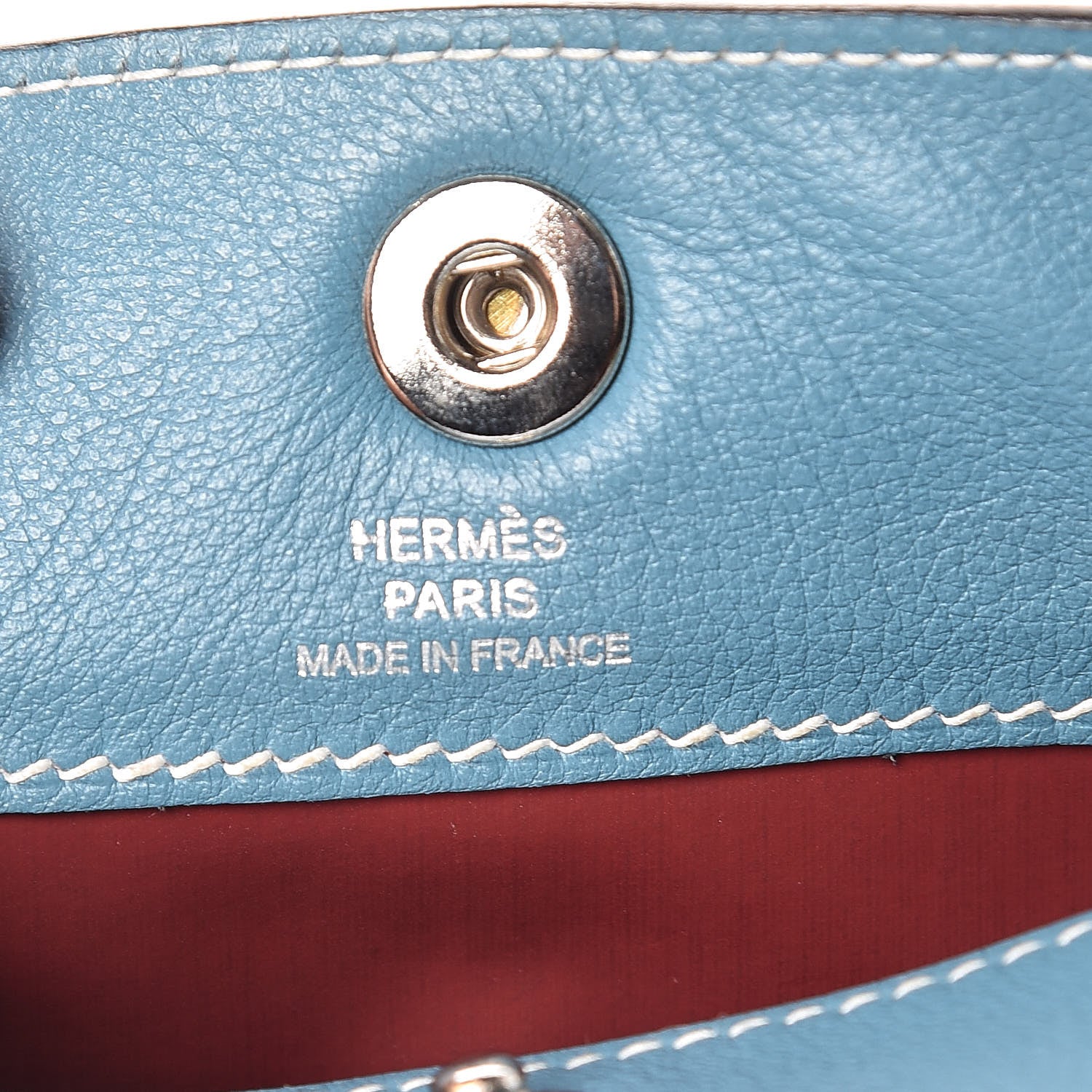 Hermes Swift Be-Bop PM Pouch Blue Jean 6 of 10
