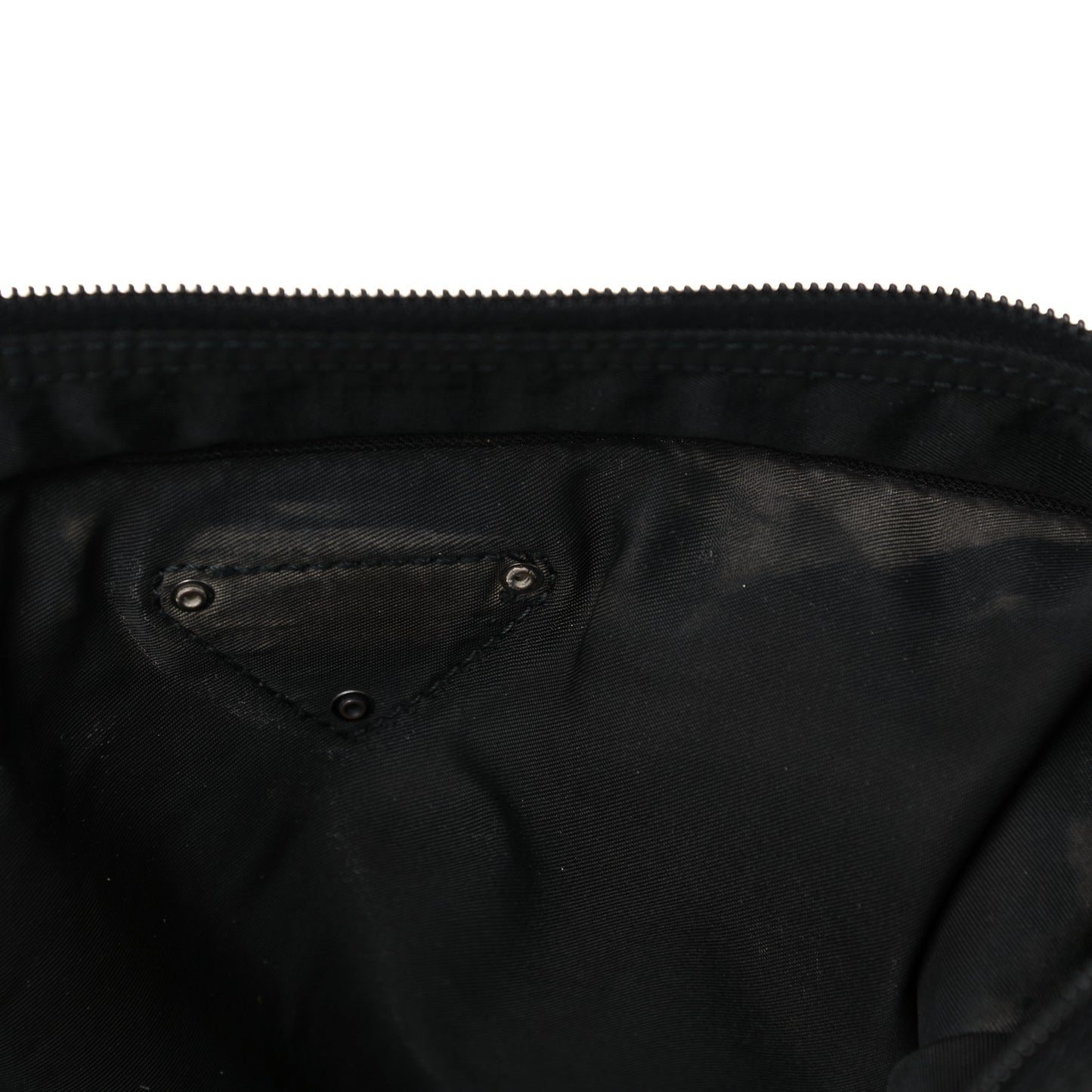 Nylon Vela Flat Messenger Bag Black