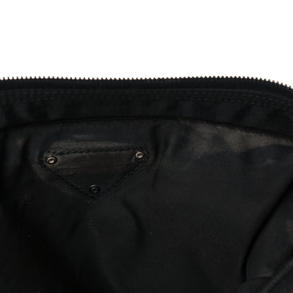 Prada Nylon Vela Flat Messenger Bag Black 9 of 11