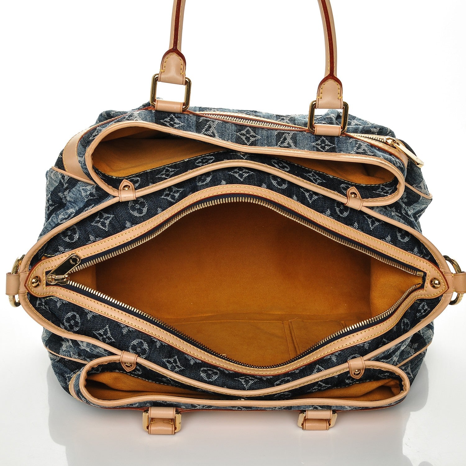 Louis Vuitton Denim Raye Cabas GM 5 of 8