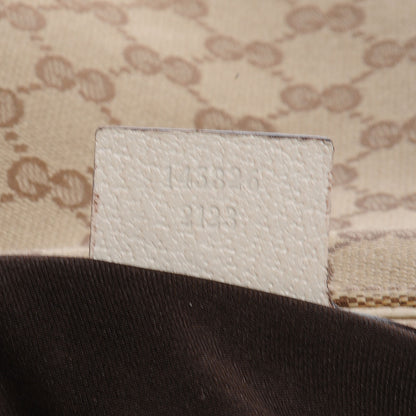 Gucci Monogram Creole Hobo Ivory 9 of 10