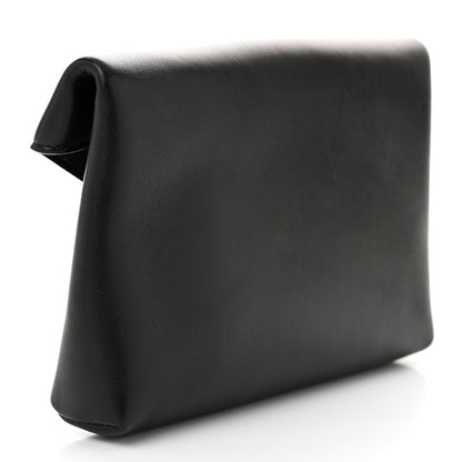 Saint Laurent Lambskin Small Cassandre Envelope Pouch Black 3 of 8