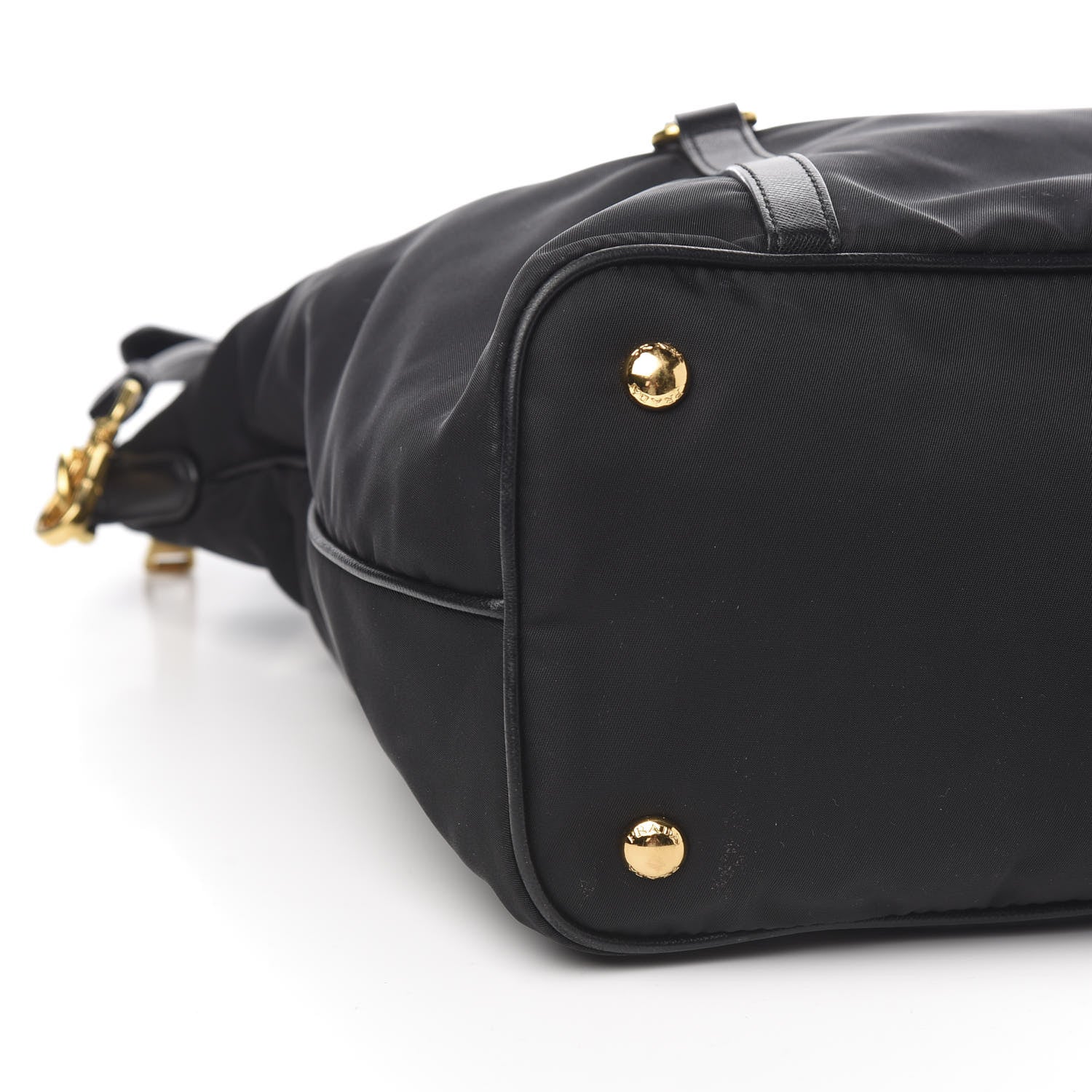 Prada Saffiano Tessuto Nylon Tote Black 7 of 9