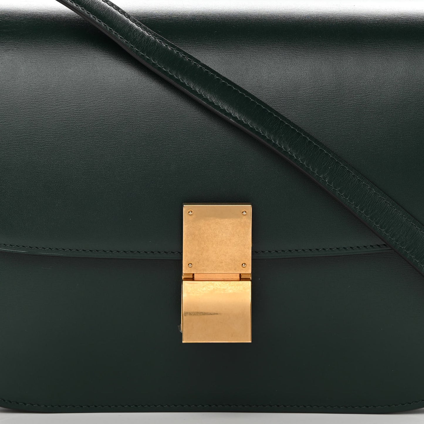 Box Calfskin Medium Classic Box Flap Bag Amazone