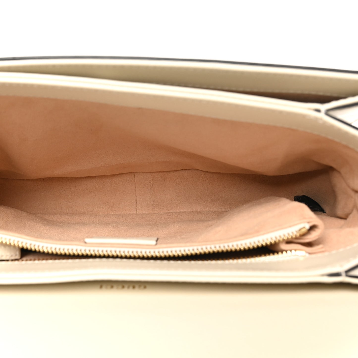 GG Supreme Monogram Horsebit 1955 Shoulder Bag Beige Mystic White
