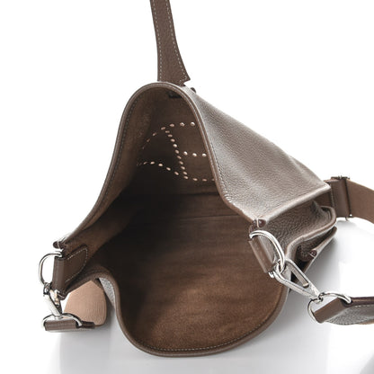 Hermes Taurillon Clemence Evelyne III PM Etoupe 5 of 9