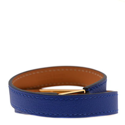 Hermes Swift Rivale Double Tour Bracelet XS Bleu Electrique 3 of 6