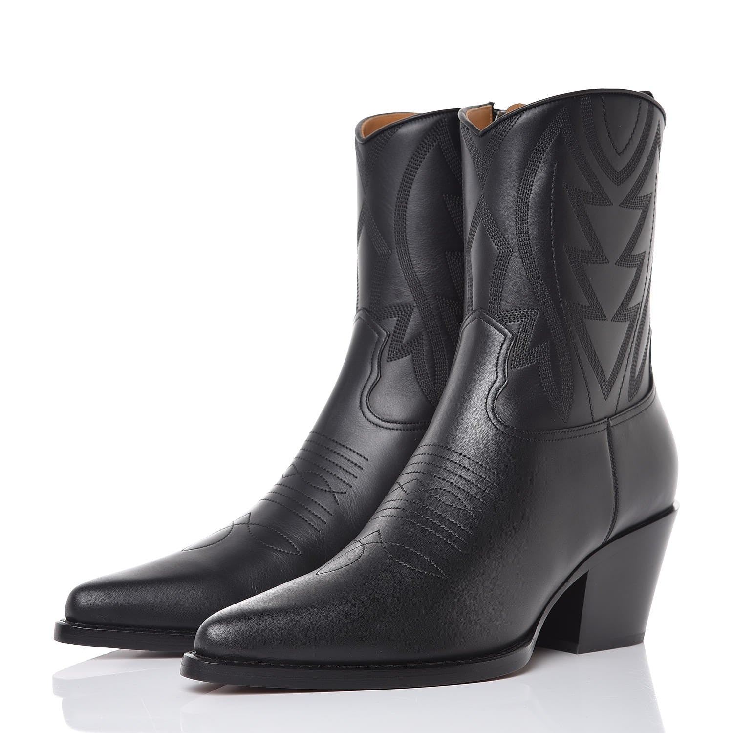 Christian Dior Matte Calfskin L.A. Low Boots 40 Black 3 of 11