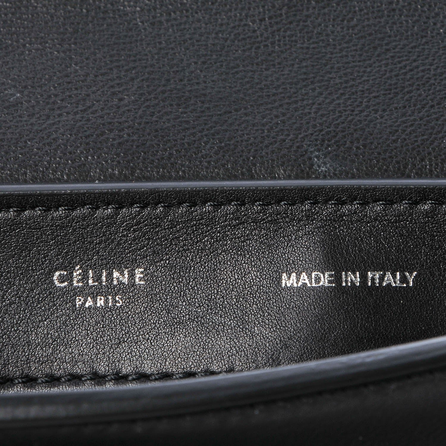 Celine Pony Hair Smooth Calfskin Tri-color Medium Trapeze Black 5 of 6