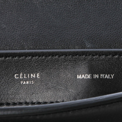 Celine Pony Hair Smooth Calfskin Tri-color Medium Trapeze Black 5 of 6