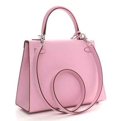 Hermes Epsom Kelly Sellier 25 Mauve Sylvestre 3 of 11