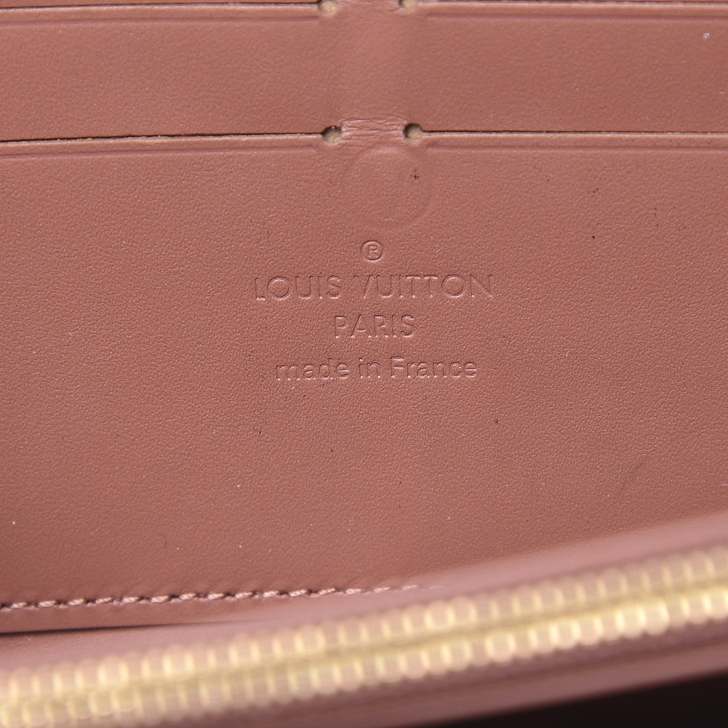 Louis Vuitton Vernis Zippy Wallet Rose Velours 6 of 10