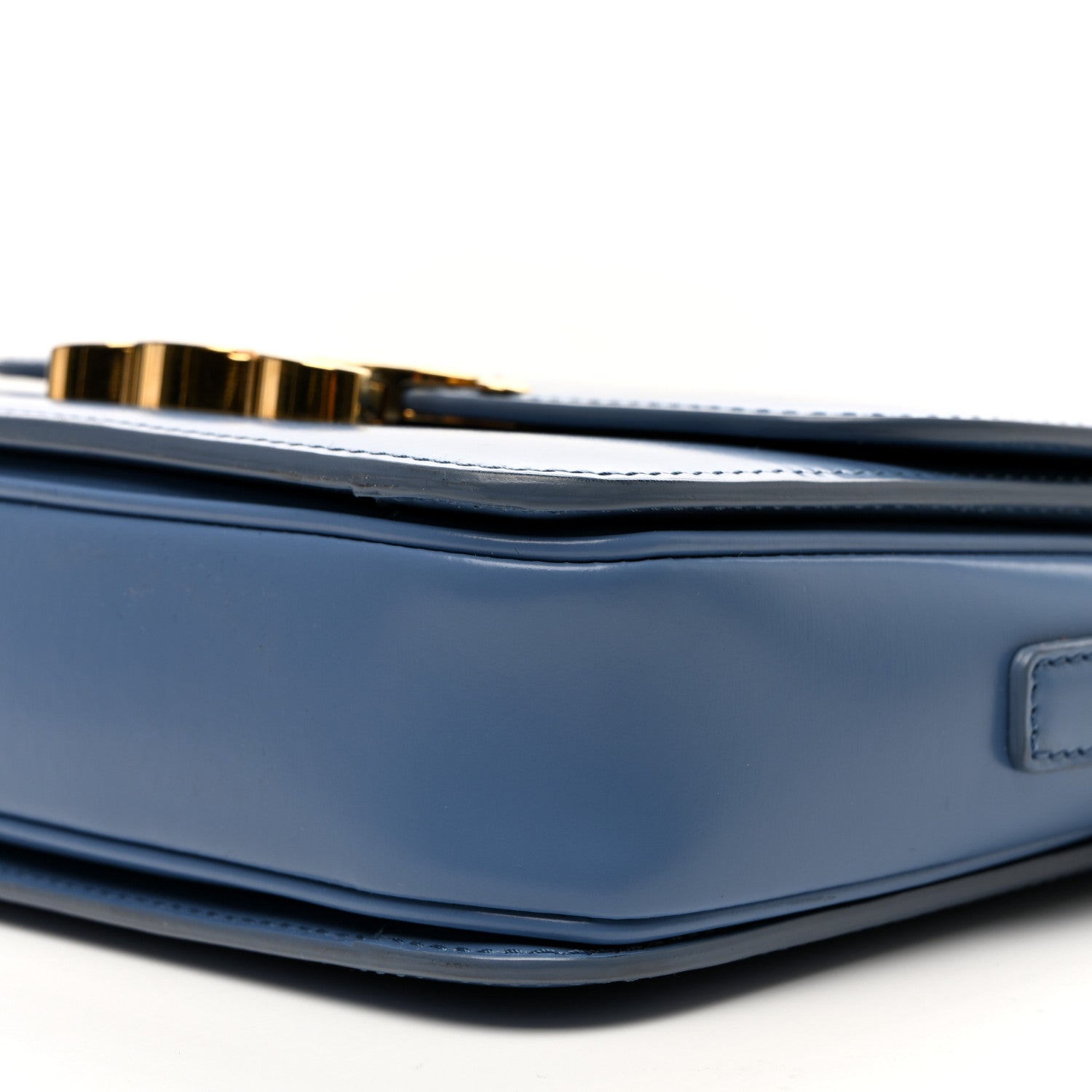 Celine Shiny Calfskin Teen Triomphe Azure 12 of 13