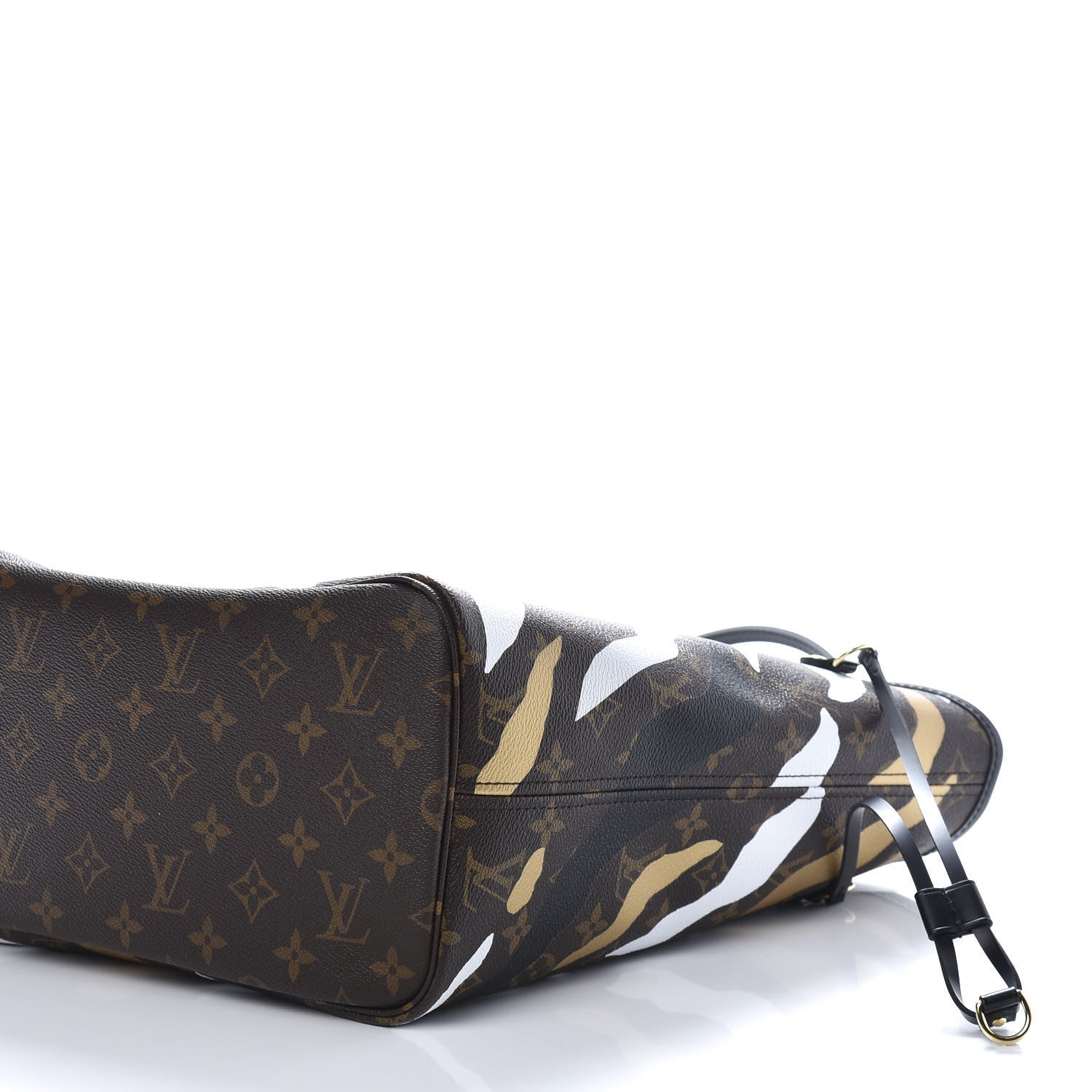 Louis Vuitton X LOL Monogram Neverfull MM Gold Silver 7 of 10