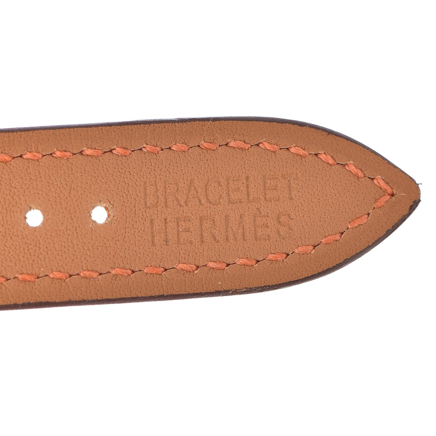 Hermes Swift Heure H Watch PM Strap Orange 4 of 4