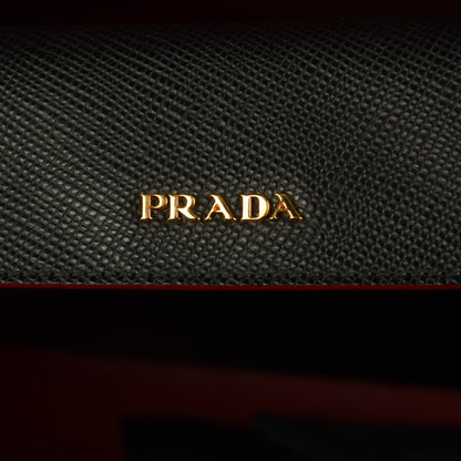 Prada Saffiano Cuir Large Double Bag Nero Black 16 of 24
