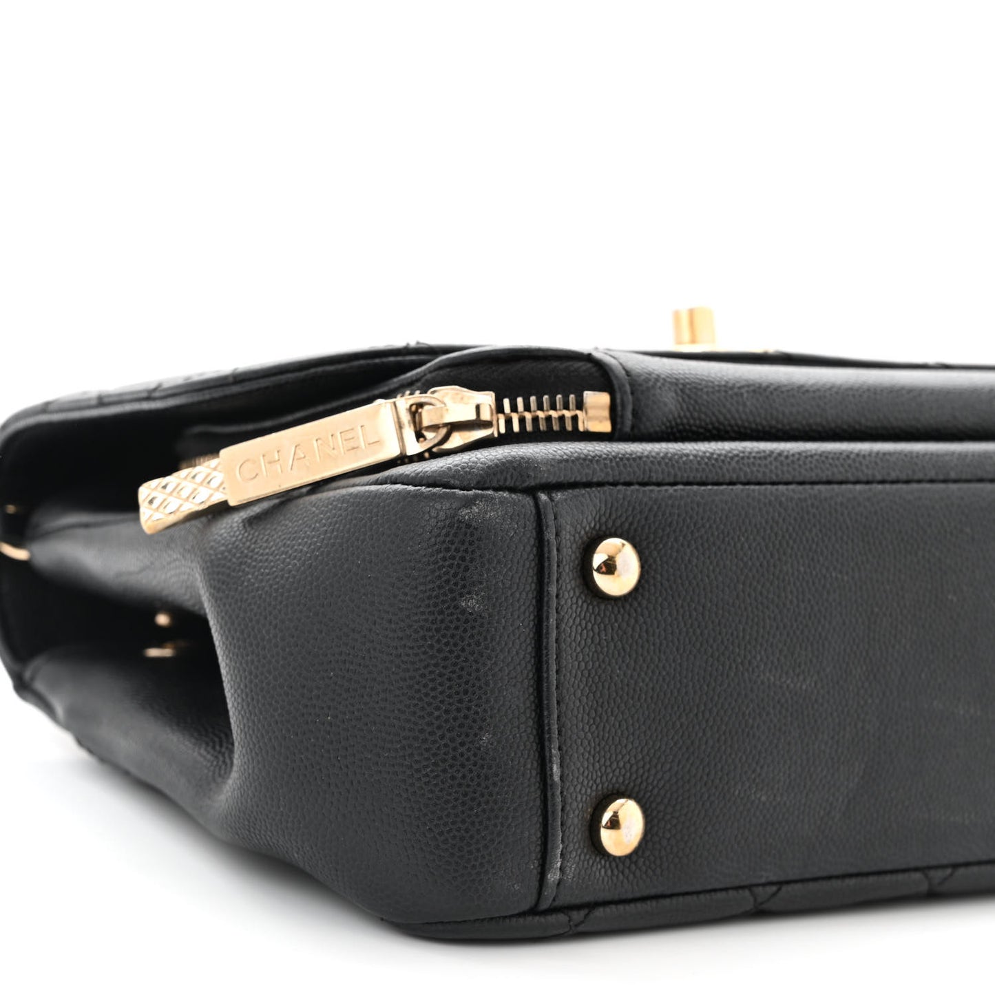 Caviar Quilted Medium Business Affinity Flap Black