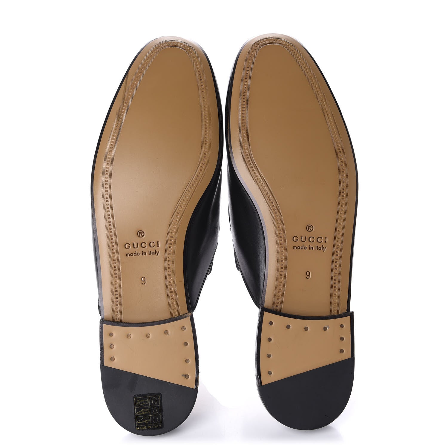 Gucci Calfskin Mens Princetown Slippers 9 Black 5 of 10