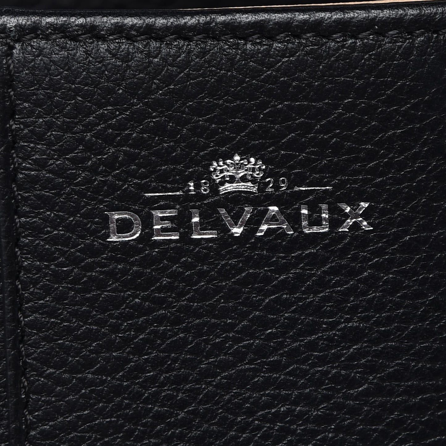 Grained Calfskin MM Brillant Satchel Black