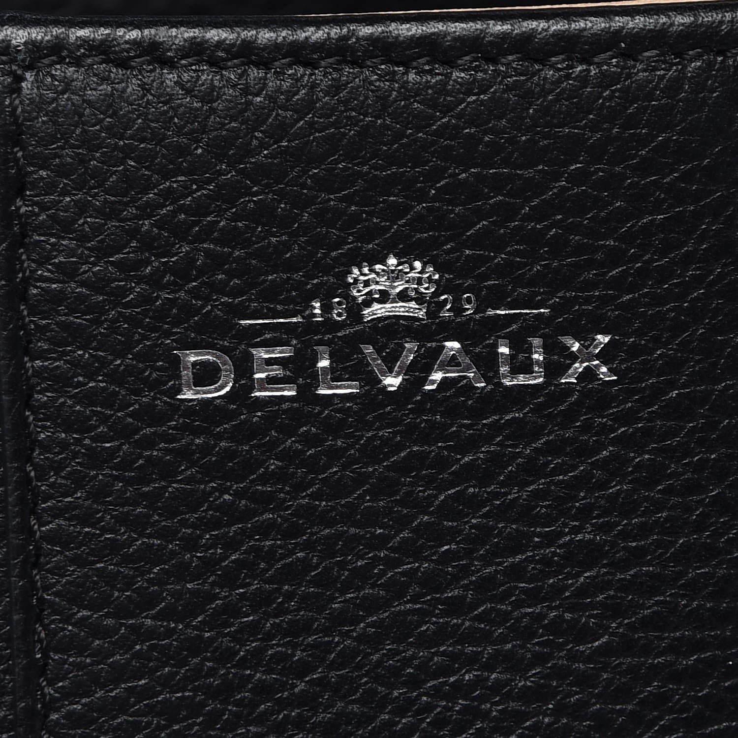 Delvaux Grained Calfskin MM Brillant Satchel Black 7 of 11