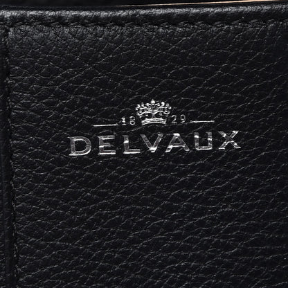 Delvaux Grained Calfskin MM Brillant Satchel Black 7 of 11