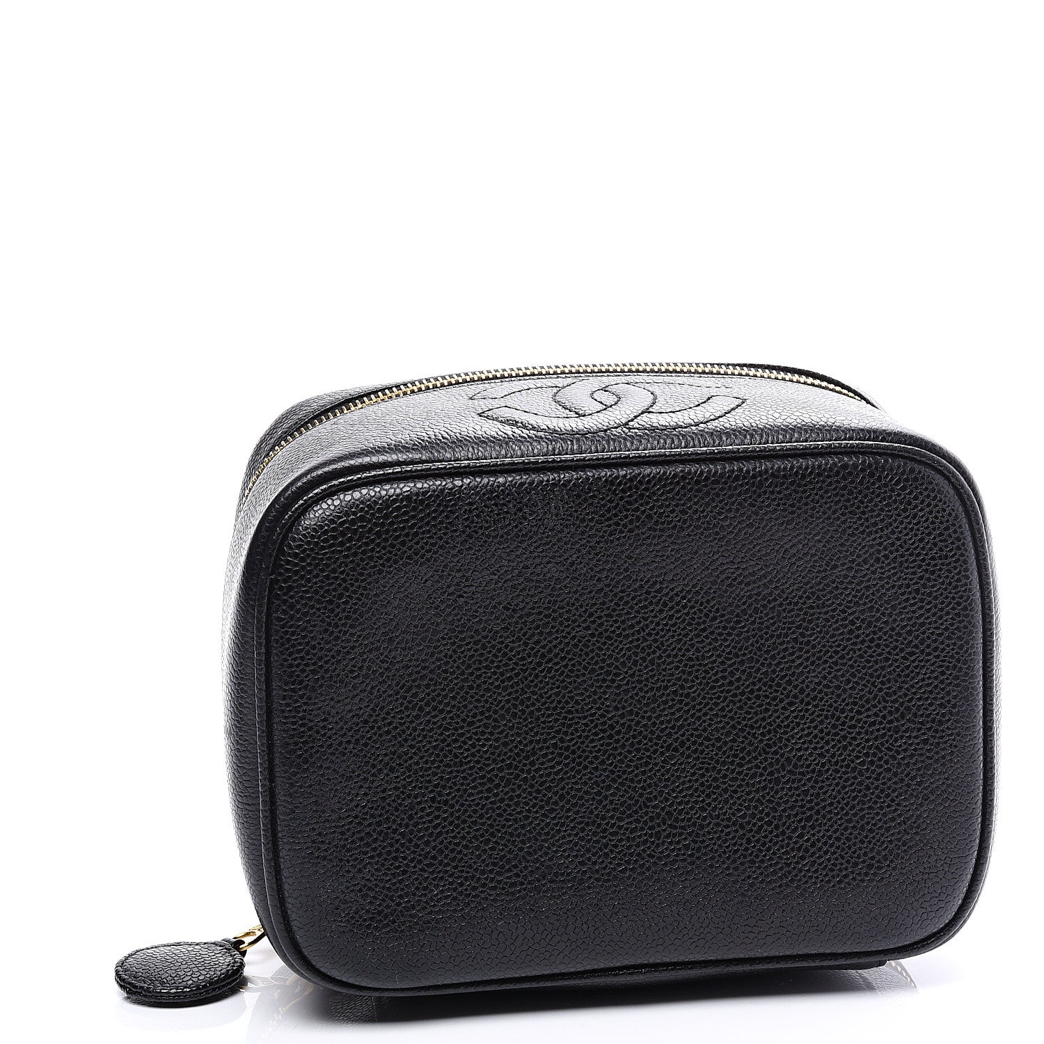 Chanel Caviar Vanity Cosmetic Case Black 3 of 10