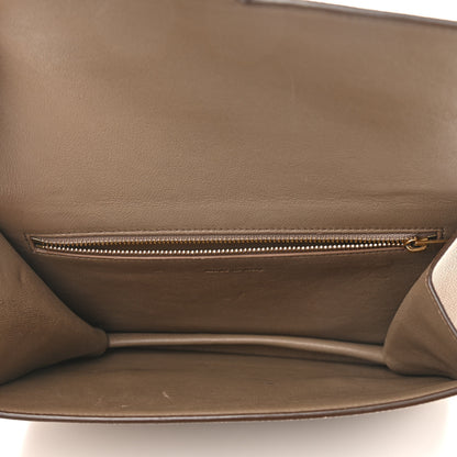 Celine Baby Grained Calfskin Medium Symmetrical Bag Taupe 6 of 14