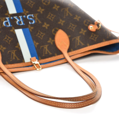 Louis Vuitton Monogram My LV Heritage Neverfull MM Blue De France Gris 14 of 16