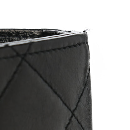 Chanel Glazed Calfskin Quilted Reissue Long Flap Wallet Black 6 of 10