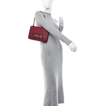 Christian Dior Calfskin J'Adior Chain Flap Bag Red 2 of 10