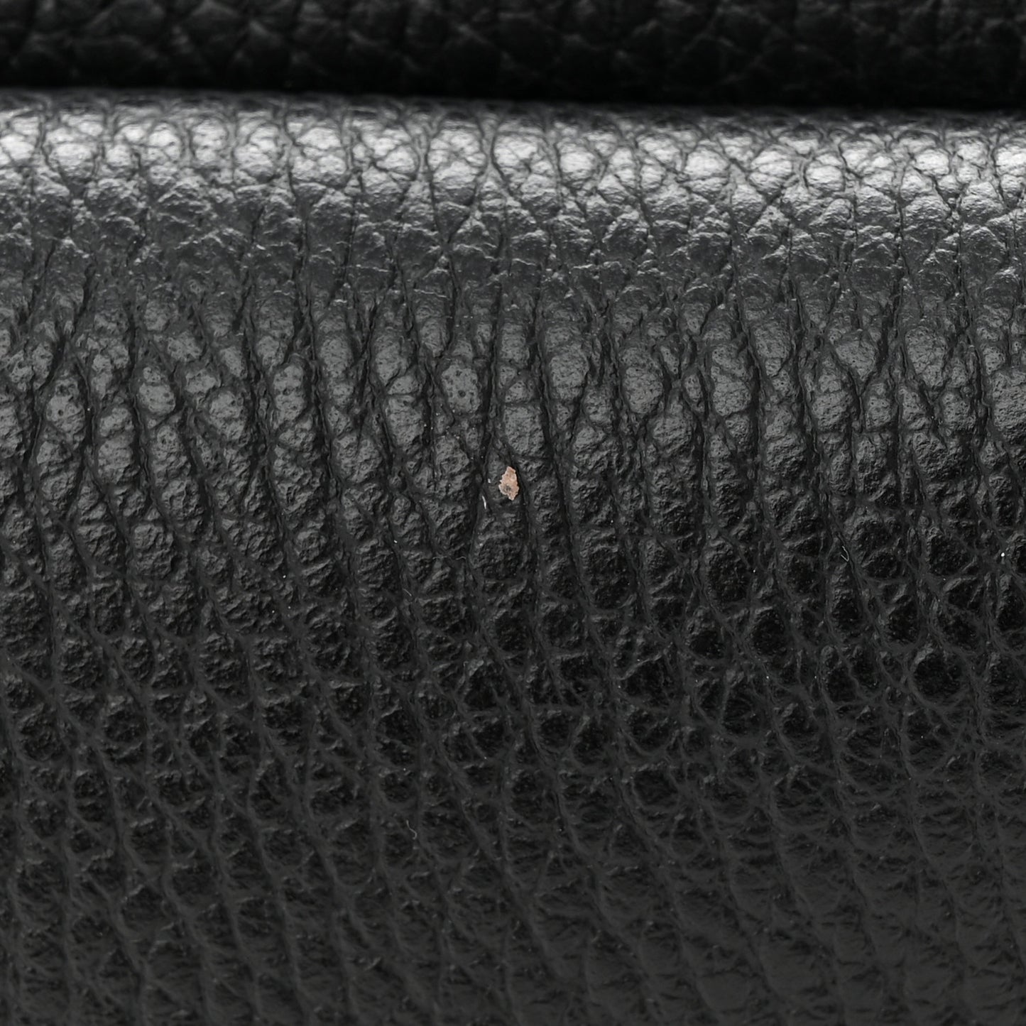 Pebbled Calfskin Soho Chain Backpack Black