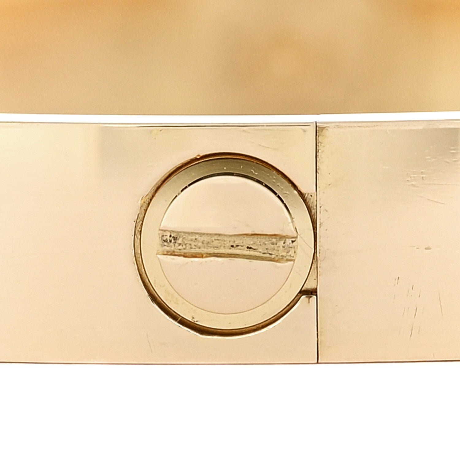 Cartier 18K Yellow Gold 4 Diamond LOVE Bracelet 17 6 of 7