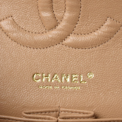 Chanel Caviar Quilted Medium Double Flap Beige 6 of 11