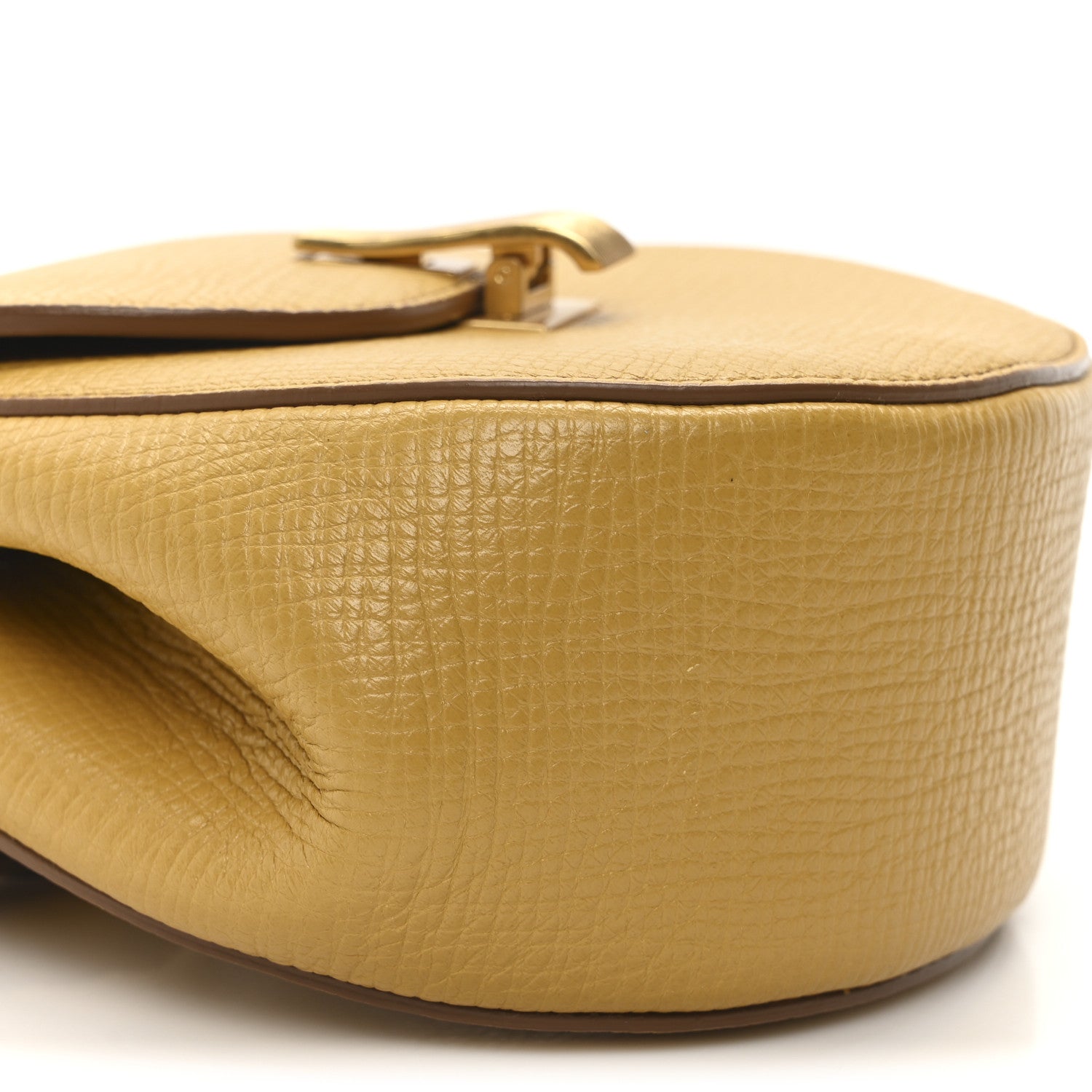 Bottega Veneta Palmellato Calfskin Rounded Belt Bag Butterscotch 7 of 8