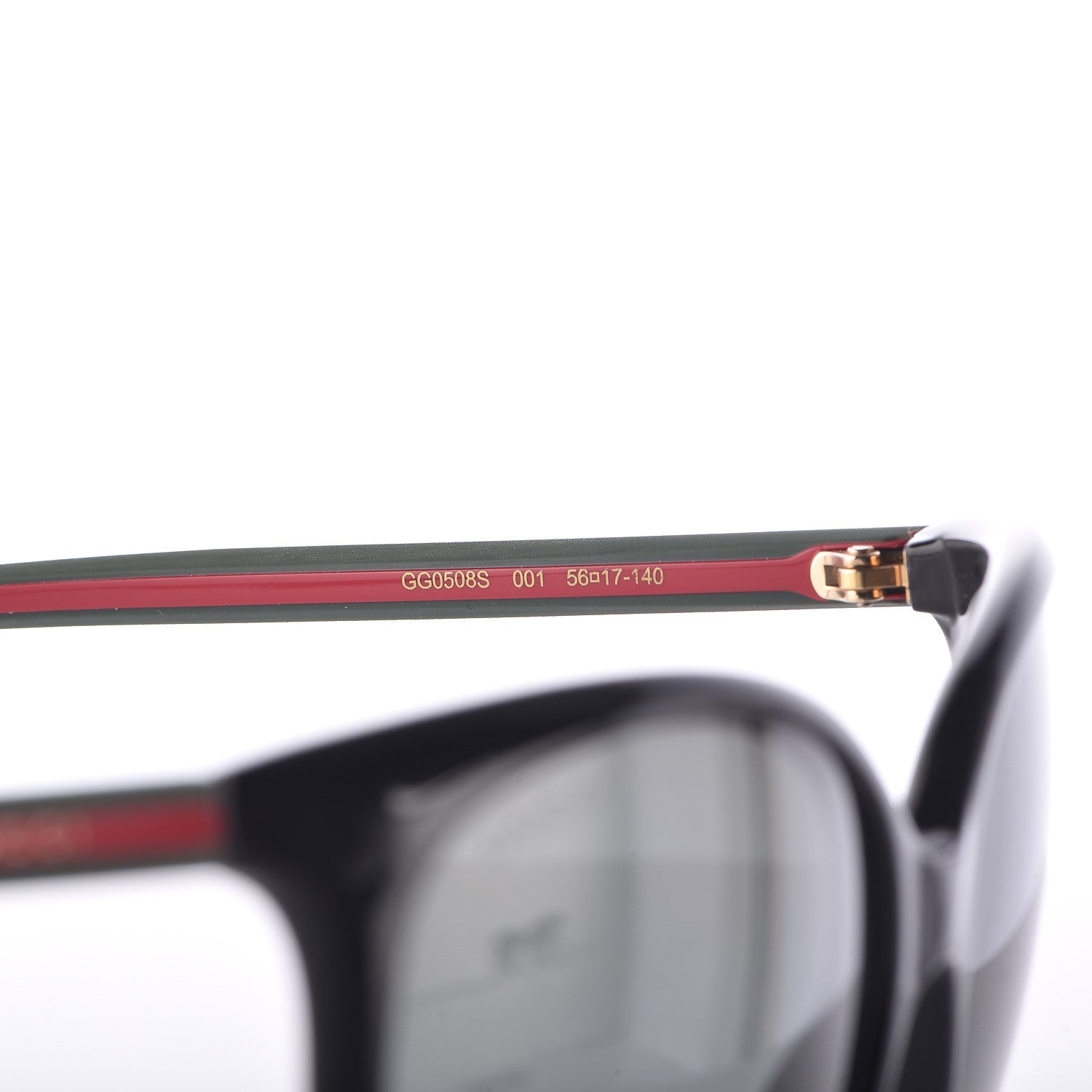 Gucci 56mm Oversized Web Sunglasses GG0508S Black 6 of 6
