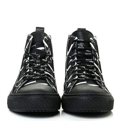 Valentino Garavani Fabric VLTN Mens Times Giggies High Top Sneakers 43 Black 2 of 6