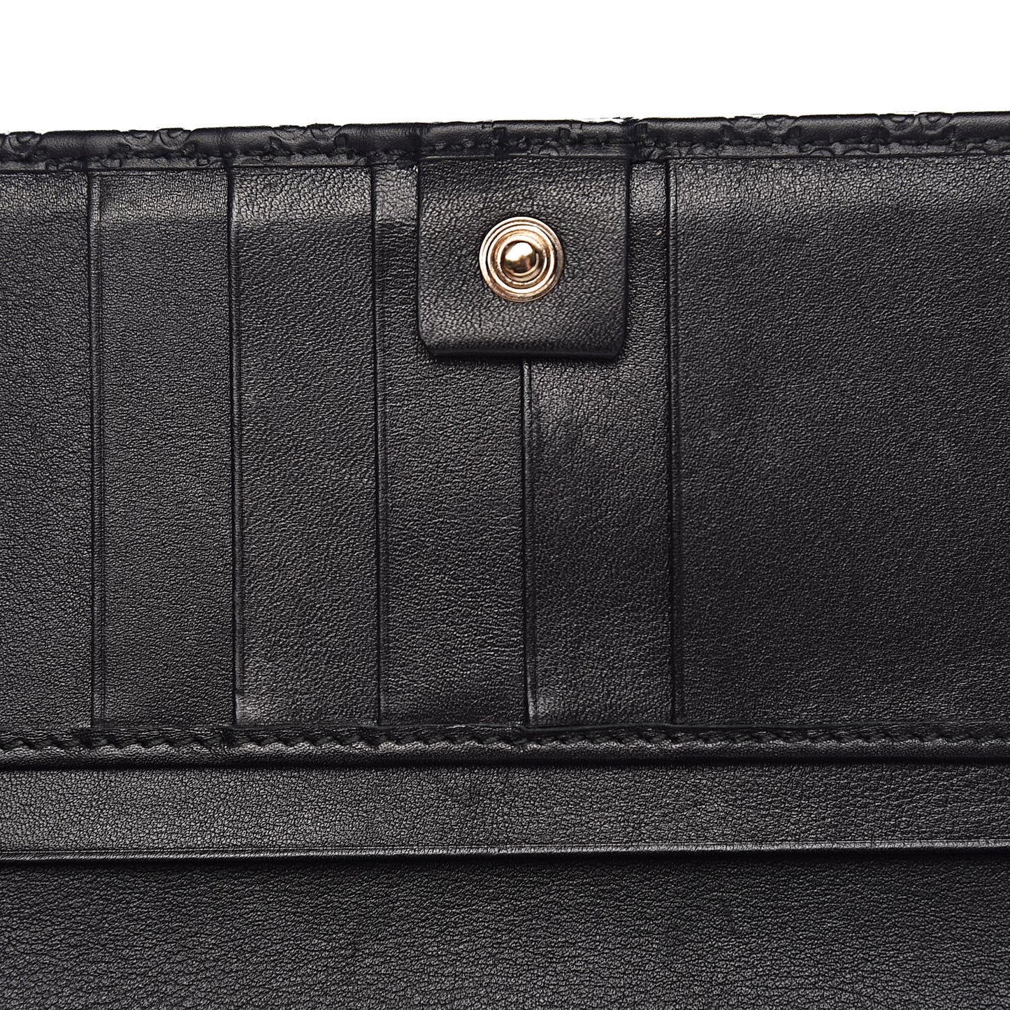 Soft Microguccissima Continental Wallet Black