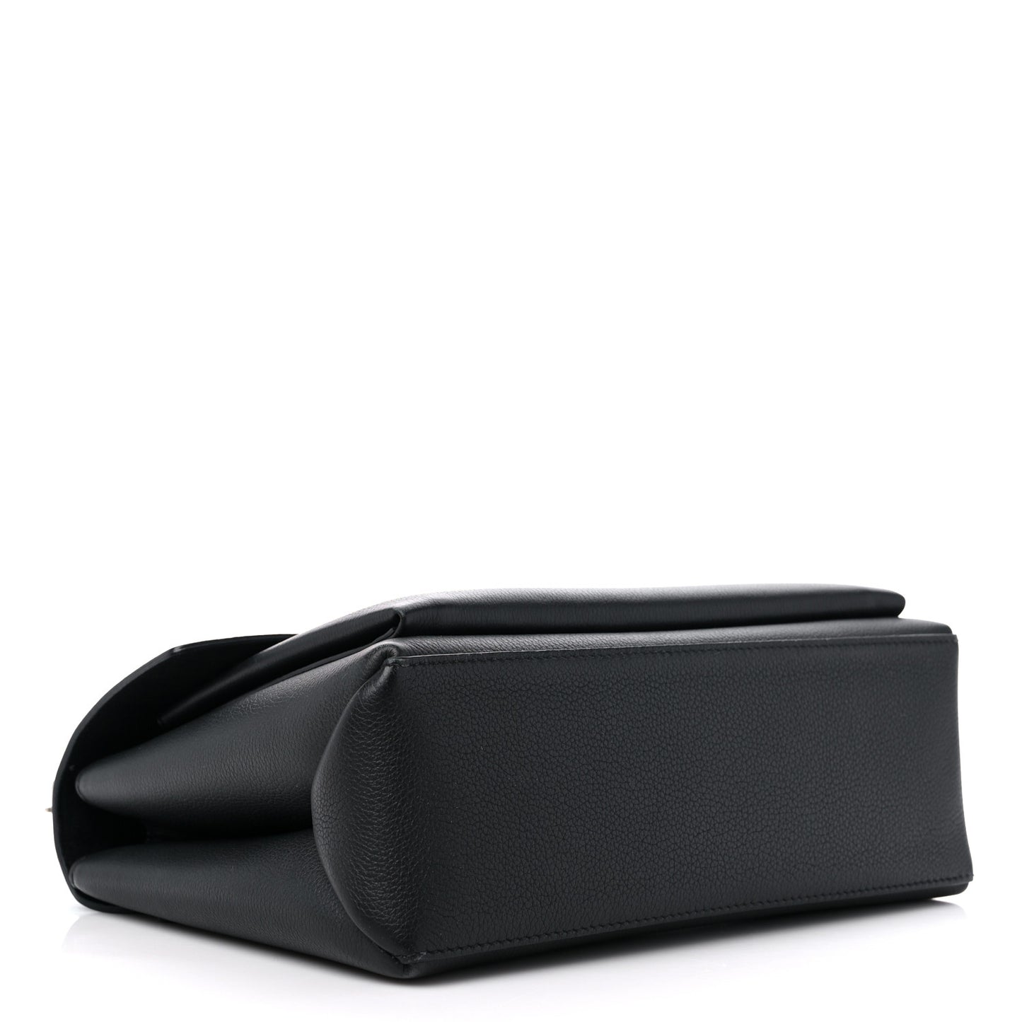 Soft Calfskin My Lockme Top Handle Black