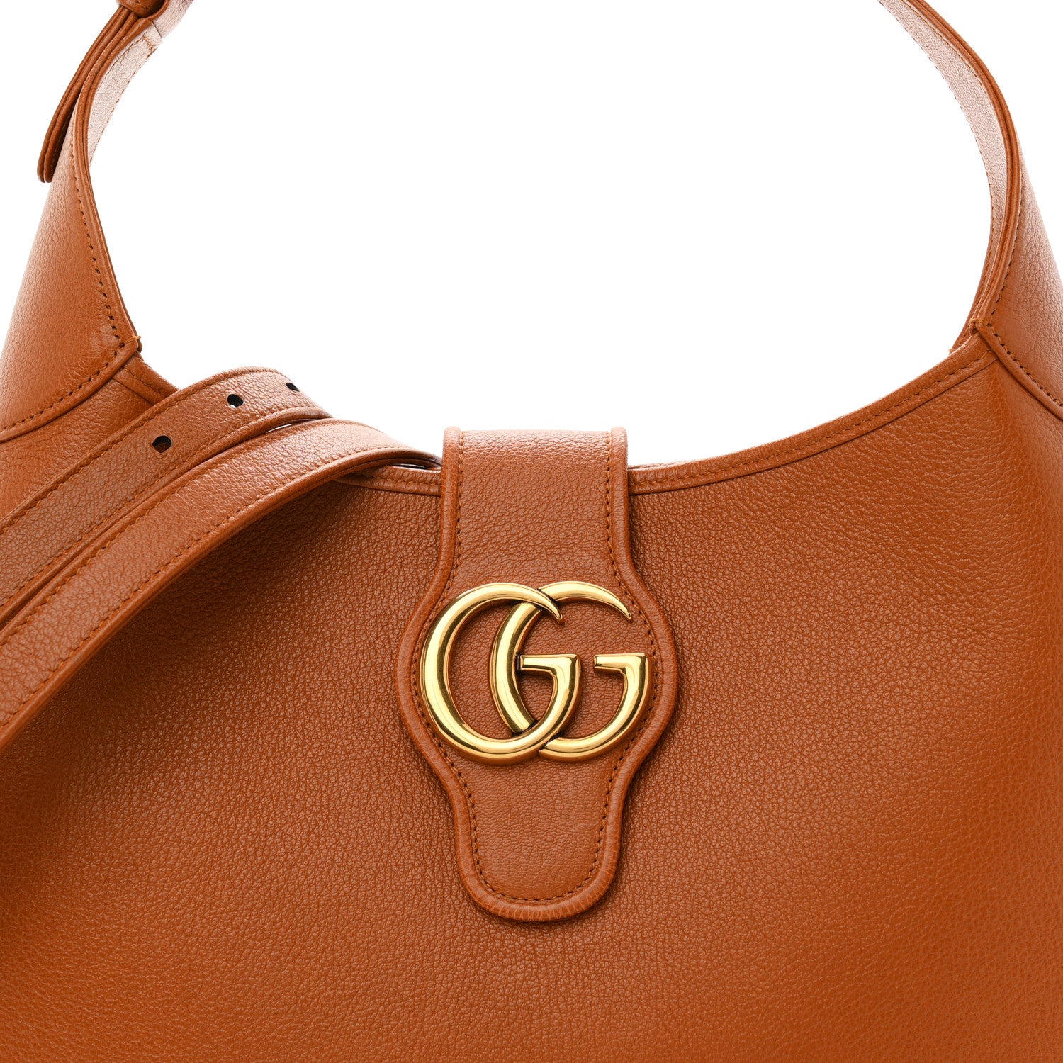 Gucci Goatskin Medium Aphrodite Shoulder Bag Tan 8 of 10