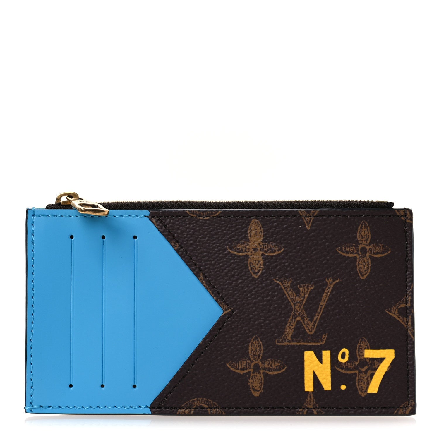 Louis Vuitton Monogram Vintage Calfskin Trunk L'œil Coin Card Holder 1 of 7