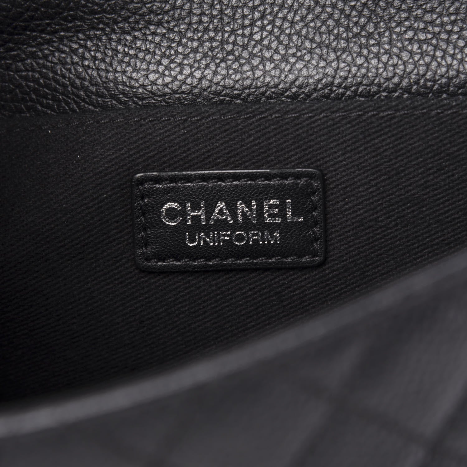 Chanel Grained Calfskin Quilted 2.55 Reissue Flap Belt Bag Clutch Black 6 of 10