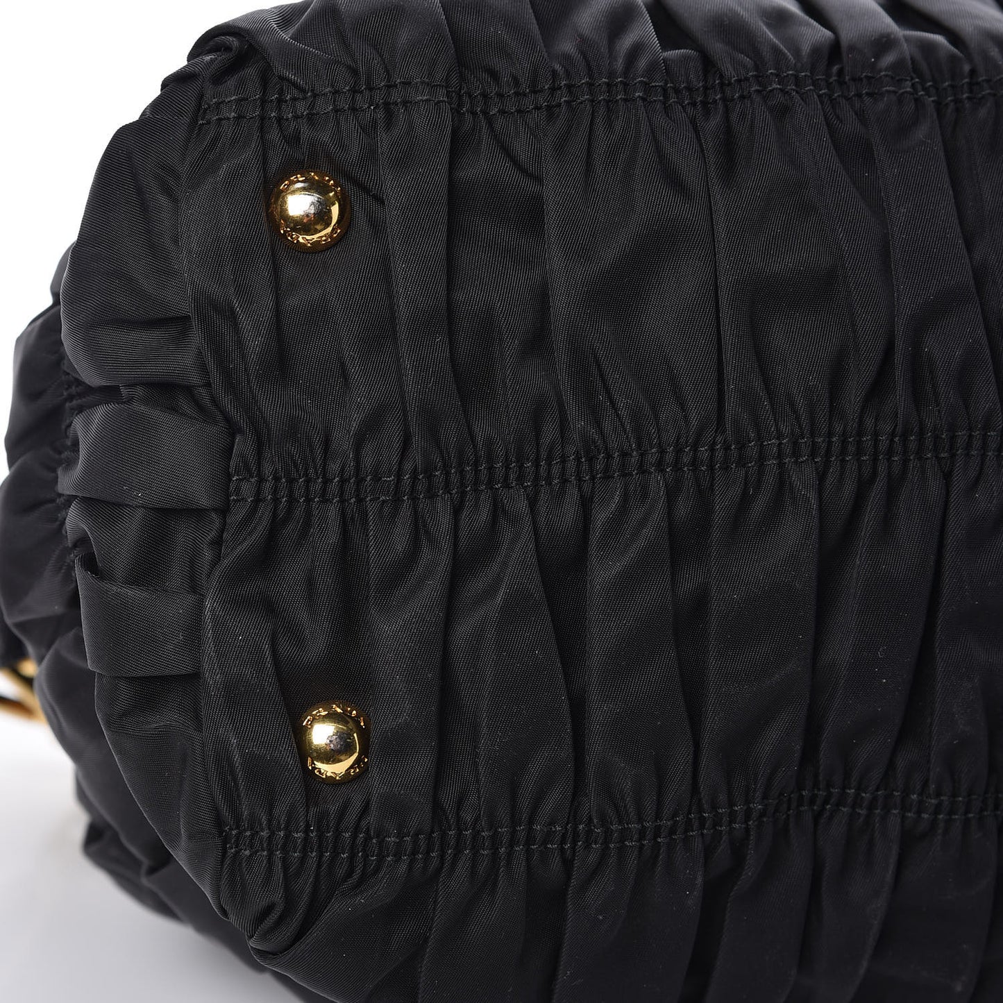 Tessuto Nylon Gaufre Tote Black