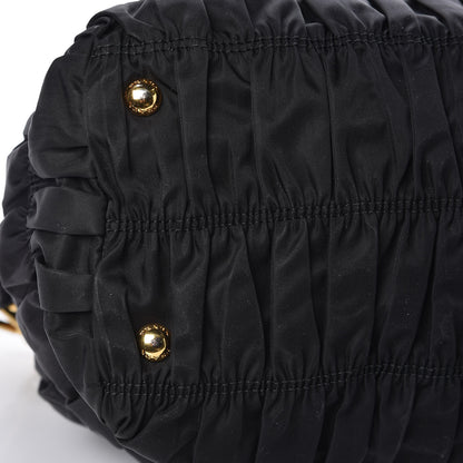 Prada Tessuto Nylon Gaufre Tote Black 14 of 15